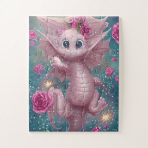 Pink Baby Dragon  Jigsaw Puzzle