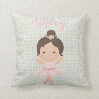 Pink Baby Girl Ballerina Ballet Toe Shoes Dancer Cushion