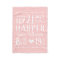 Pink Baby Girl Birth Stats Keepsake