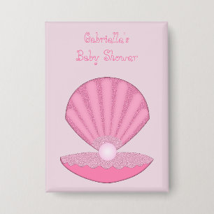 Pink Baby Girl Oyster shell and Pearl Custom