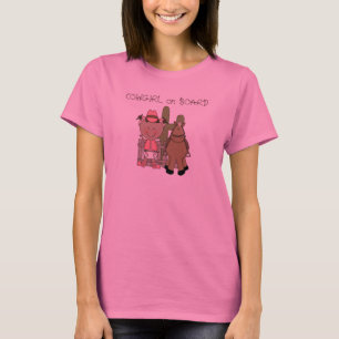 Pink Baby Girl Western Palomino Pony Maternity T-Shirt