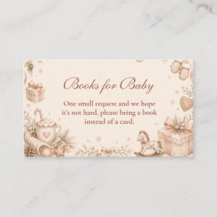 Pink Baby It’s Cold Outside Books for Baby Enclosure Card