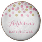 Pink Baby Shower Chocolate Covered Oreo Cookie