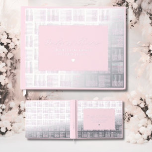Pink Baby Shower Guest Book Real Foil Guestbooks