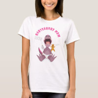 Pink Babysaurus Mum T-rex 