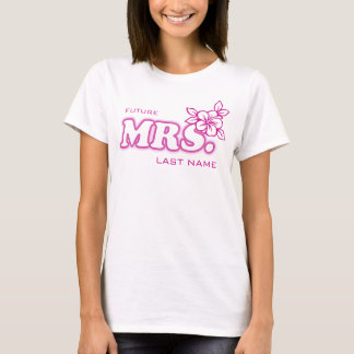 Pink Bachelorette "Future Mrs." Customisable Top
