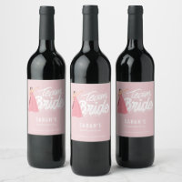 Pink Bachelorette Party Team Bride Bridesmaid