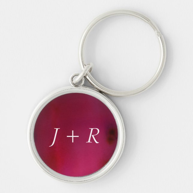 Pink Background Key Ring (Front)