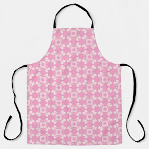 Pink background,  modern seamless pattern. Vintage Apron