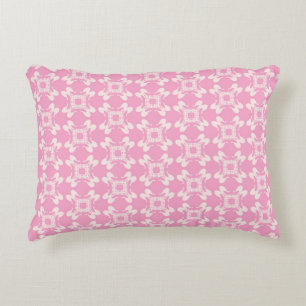 Pink background, modern seamless pattern. Vintage Decorative Cushion