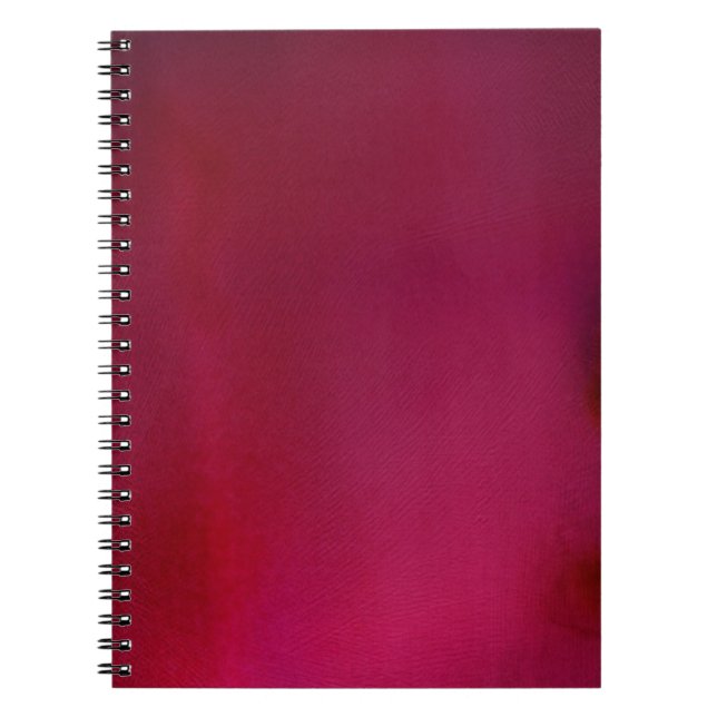 Pink Background Spiral Notebook (Front)