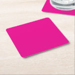 Pink Background with Black Border Design Ideas  Square Paper Coaster<br><div class="desc">6 Custom Square Paper Coasters for Every Event. Discover our durable and customisable 6-pack square paper coasters. Perfect for parties, weddings, or branding your business, these coasters prevent water rings while adding a personal touch. Effortless Elegance for Every Occasion : Transform your gatherings into stylish experiences with our Square Paper...</div>
