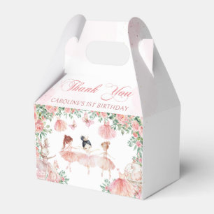 Pink Ballerina Ballet Birthday Favour Box