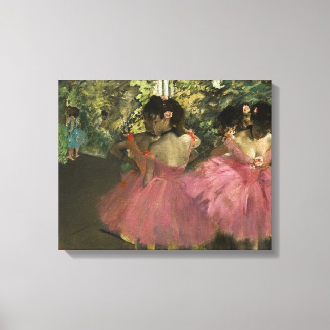 Pink Ballerina Canvas Print (Front)