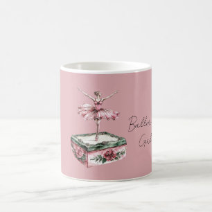 Pink Ballerina Girl Coffee Mug