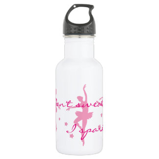 Pink Ballerina || I don't sweat. I sparkle 532 Ml Water Bottle