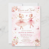 Pink Ballerina TuTu Sister Sibling Party