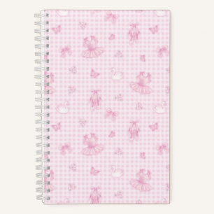 Pink Ballet Coquette Notebook