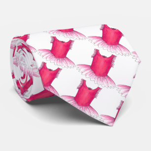 Pink Ballet Dance Teacher Tutu Recital Dancer Tie