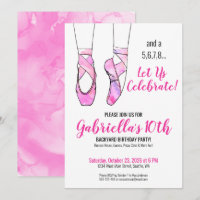 Pink Ballet Girl's Birthday Party