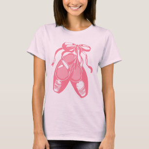 Pink Ballet Shoes Light Pink Women's T-Shirt