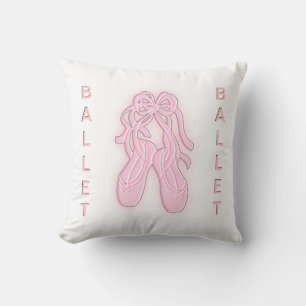 Pink Ballet Slippers American Mojo Pillow