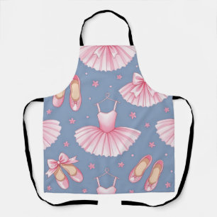 Pink Ballet Tutu Pattern Apron