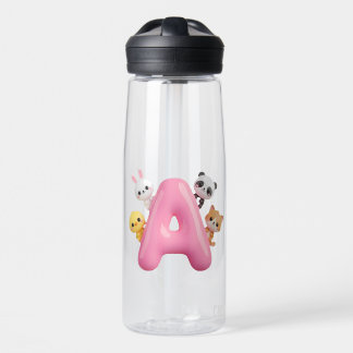 Pink Balloon Letter A CamelBak 25oz Bottle