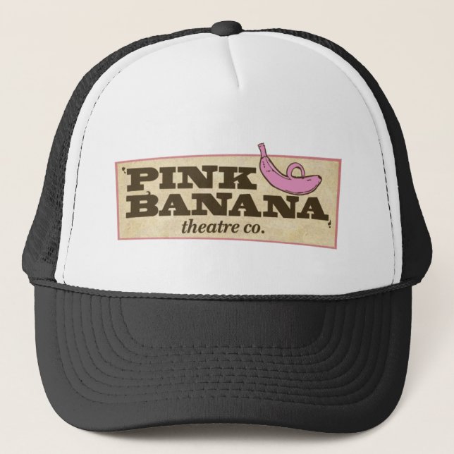 Pink Banana Trucker Hat (Front)