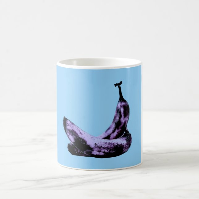 Pink Bananas Pop Art Coffee Mug (Center)