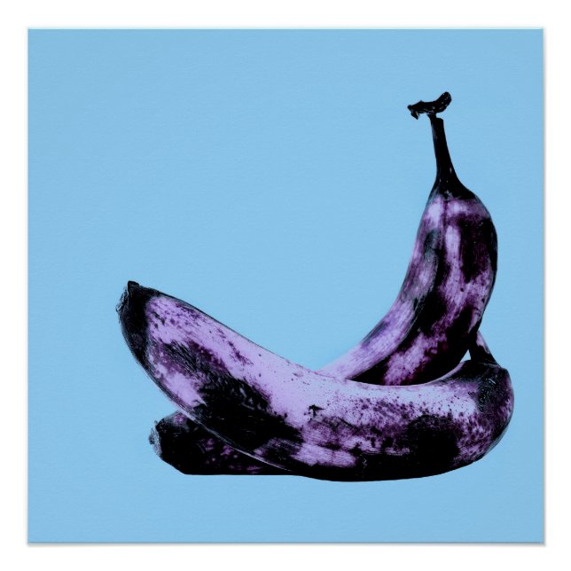 Pink Bananas Pop Art Poster (Front)