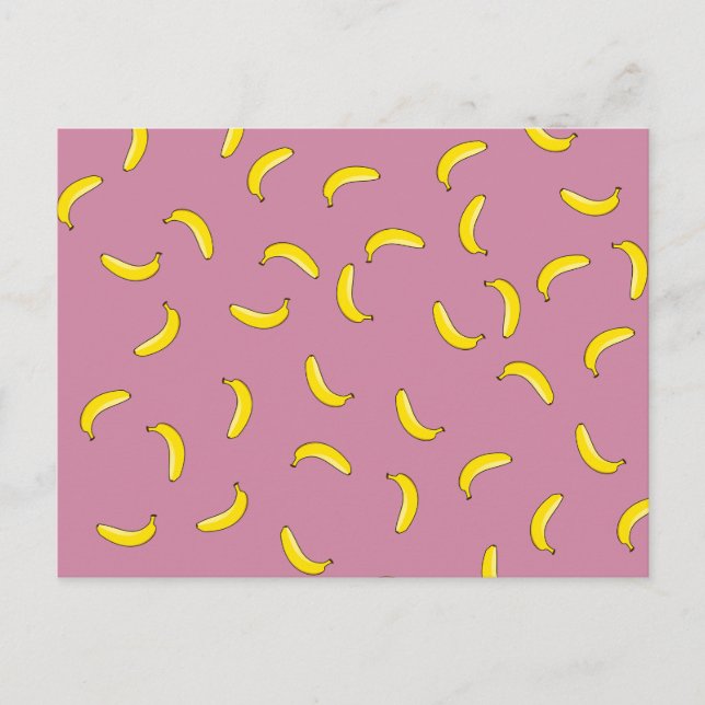 Pink Bananas Postcard (Front)