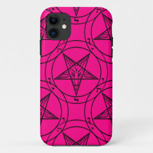 pink baphomet Case-Mate iPhone case
