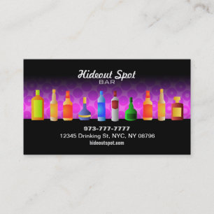 Pink Bar Business Cards