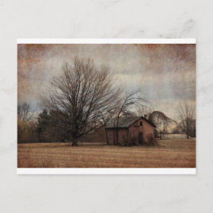 Pink Barn Postcard