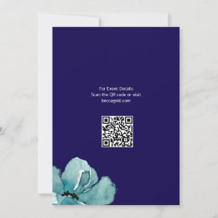 Pink Bat Mitzvah QR Code Invitation