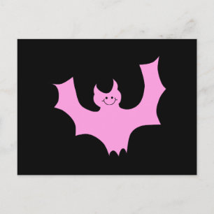 Pink Bat. Postcard