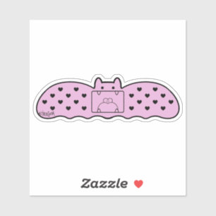 Pink Bat Shaped Bandage