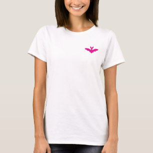 Pink Bat Spooky Cute Goth T-Shirt