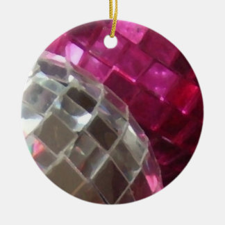 Pink Baubles detail ornament