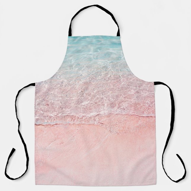 Pink Beach and Splash Wave Apron (Front)