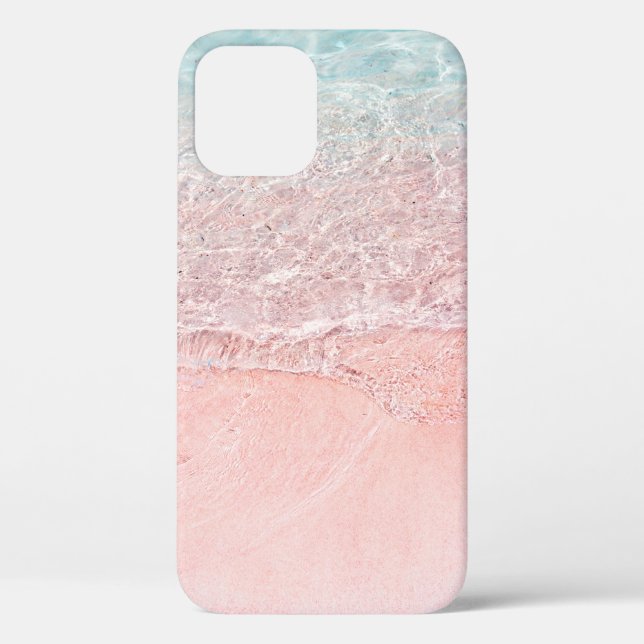 Pink Beach and Splash Wave Case-Mate iPhone Case (Back)