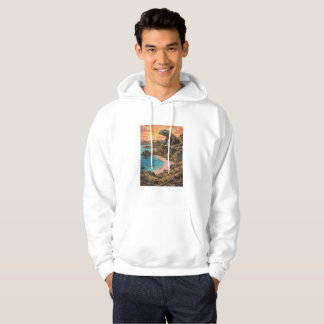 Pink Beach Komodo Island Sunset Hoodie