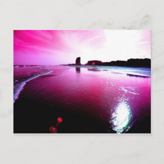 Pink Beach Postcard