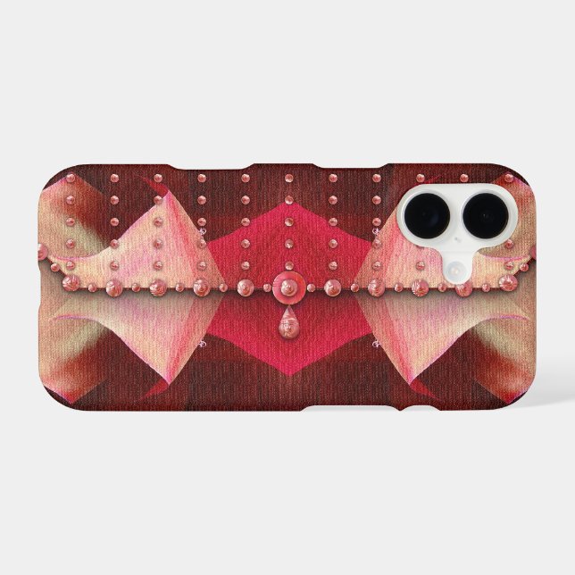 Pink Beaded Evening Purse (Back Horizontal)