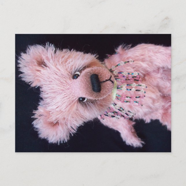 Pink Bear Postcard (Front)