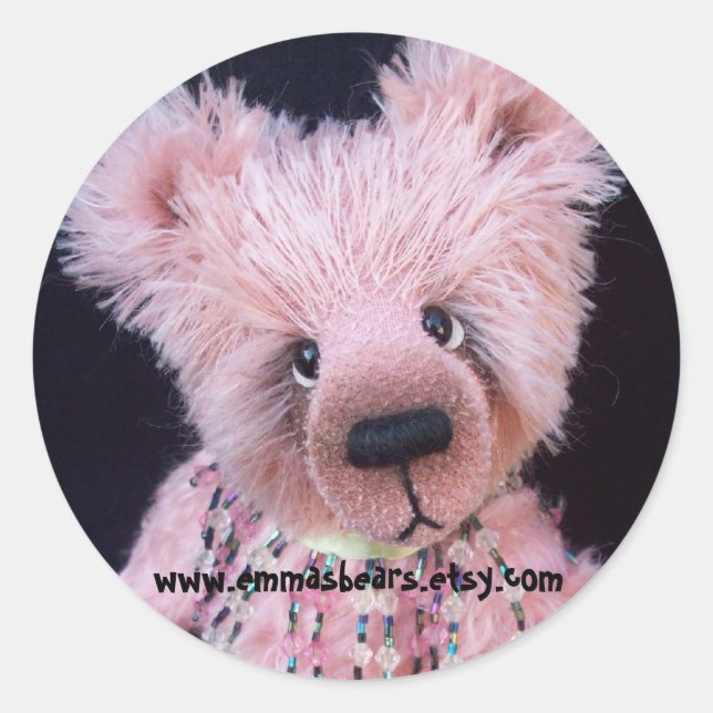 pink bear sticker (Front)