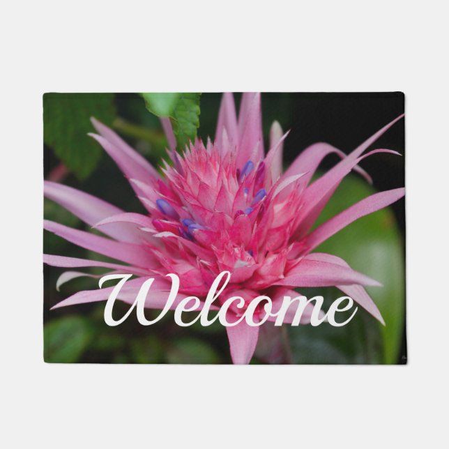 Pink Beauty Welcome Doormat (Front)
