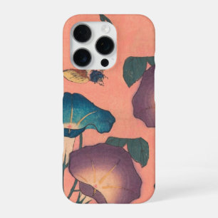 Pink Bee Flower Classic Hokusai Art iPhone 16 Pro Case