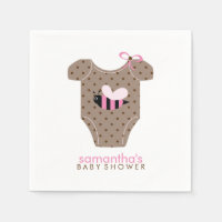 Pink Bee Outfit Girl Baby Shower